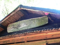 「淺間大○○」の神号額 「淺間大○○」の神号額