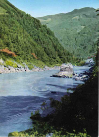 秋葉湖尻風景 秋葉湖尻風景