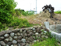 土塁跡 土塁跡