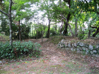 二俣城東側の虎口 二俣城東側の虎口