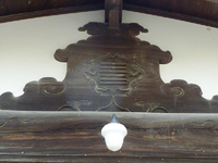 大講堂の蟇股 大講堂の蟇股