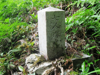 柴の「七人塚之標」 柴の「七人塚之標」