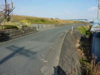 旧堤防跡 旧堤防跡