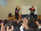 追分幼稚園にてパネルシアター上演