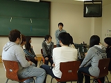 福祉大学4年レクリエーション援助の授業