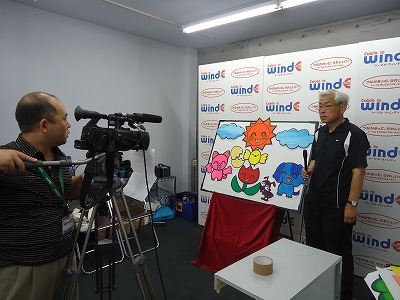 ケーブルテレビにてスタジオ収録