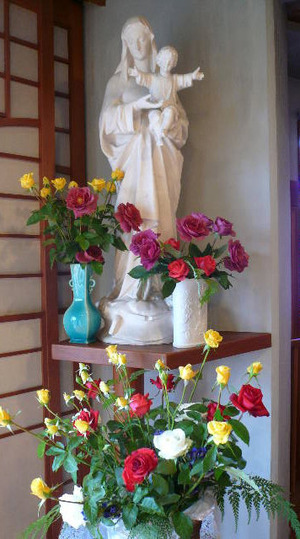 薔薇の花輪