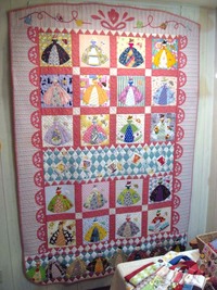 パッチワークキルト展初日