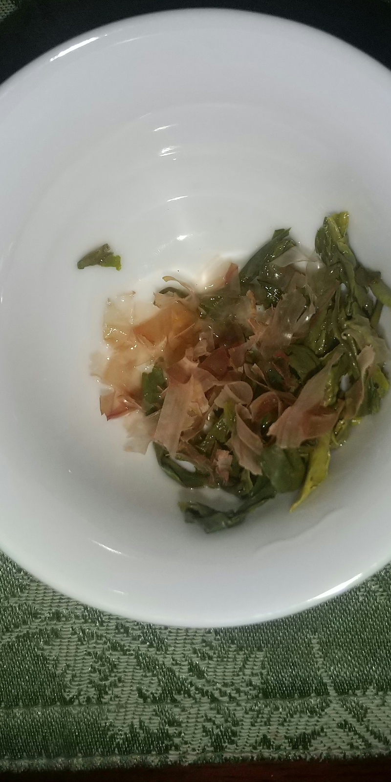 新茶をひたして食べると 新茶をひたして食べると