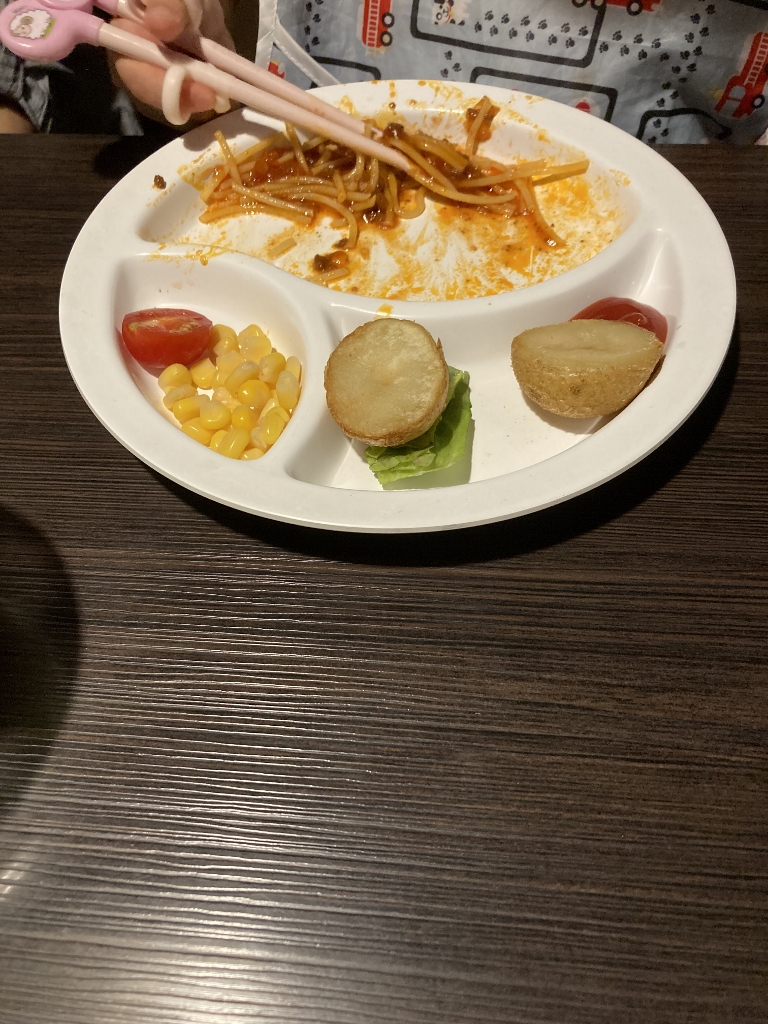 キッズメニュー パスタプレート キッズメニュー パスタプレート