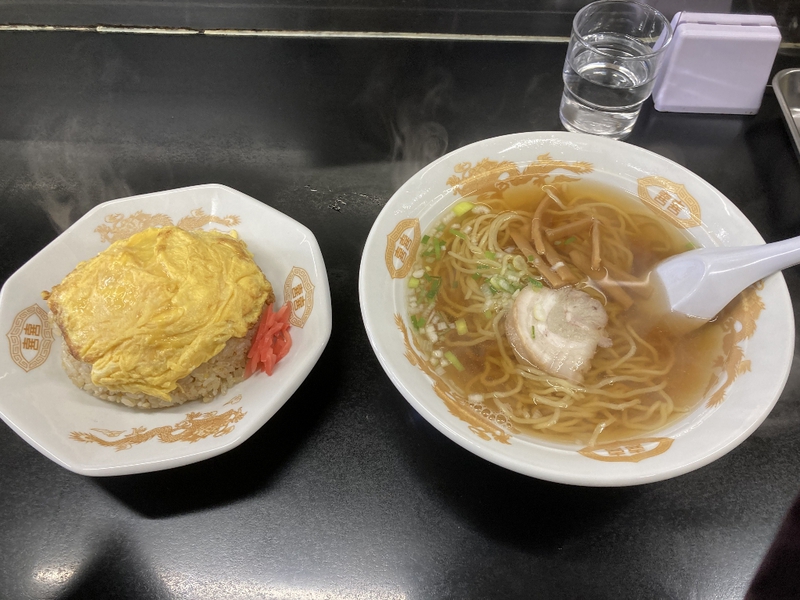 掛川 一八番 ラーメン 玉子チャーハン 掛川 一八番 ラーメン 玉子チャーハン