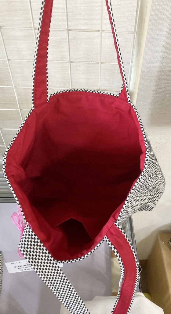 刺子トートバック横大サイズ内部 刺子トートバック横大サイズ内部