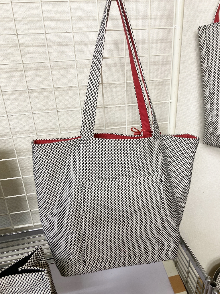 刺子トートバック特大サイズ後ろ 刺子トートバック特大サイズ後ろ