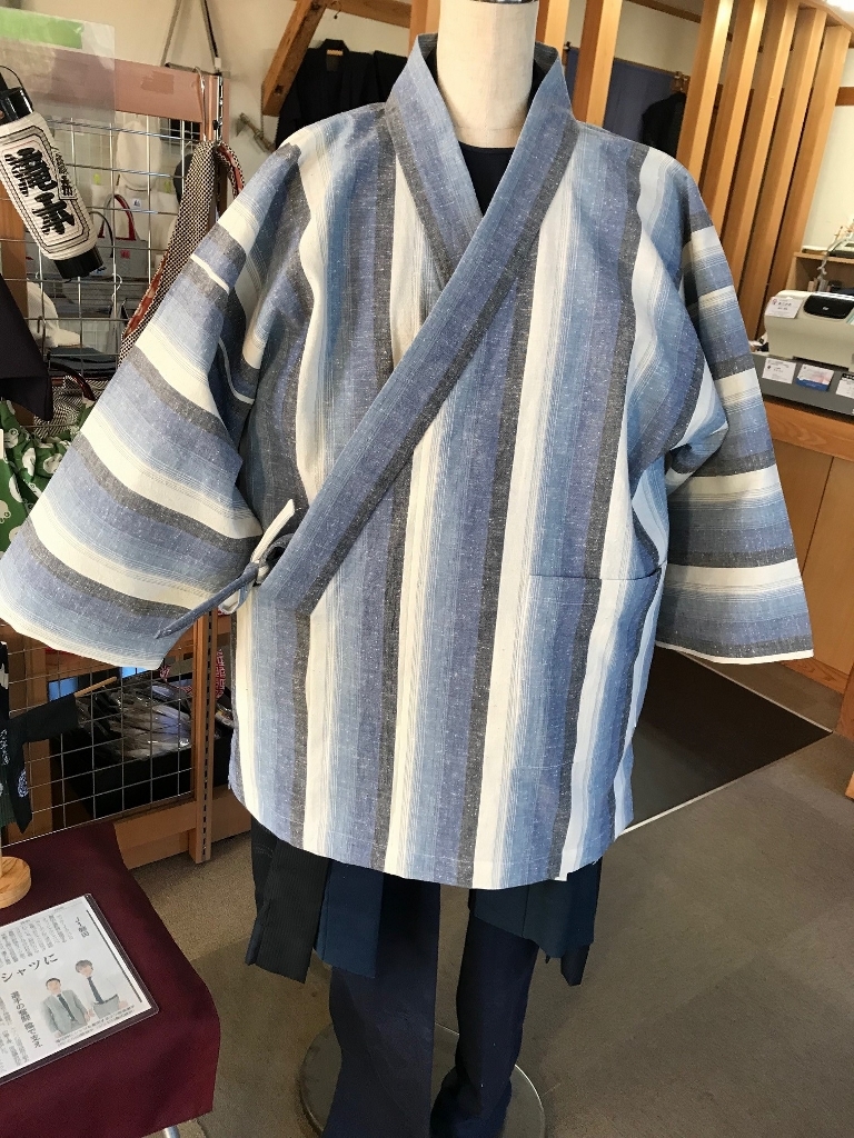 ぬくもり工房さん生地使用オーダー作務衣 ぬくもり工房さん生地使用オーダー作務衣