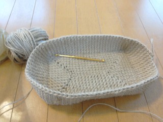 麻紐で夏かばんを編む