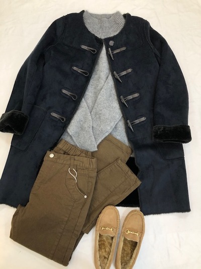 ☆ フェイクムートン2wayダッフルコート ☆ ☆ フェイクムートン2wayダッフルコート ☆