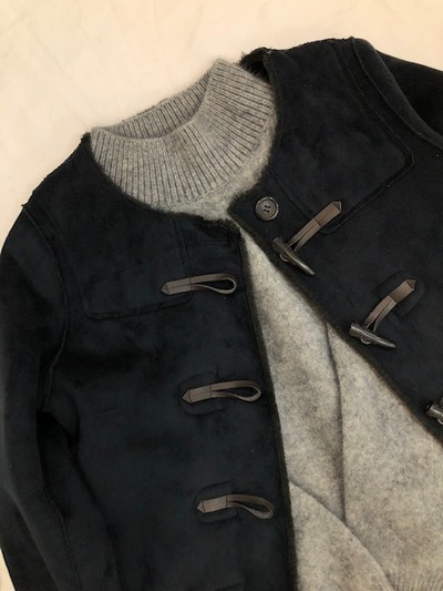 ☆ フェイクムートン2wayダッフルコート ☆ ☆ フェイクムートン2wayダッフルコート ☆