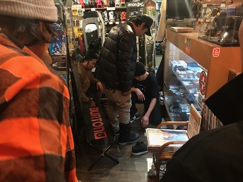 RIDESNOWBOARD 『 アンディ君 』 ご来店 RIDESNOWBOARD 『 アンディ君 』 ご来店