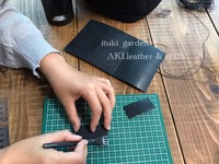 AKI.leather&crafts WS 名刺入れ作りがありました♪