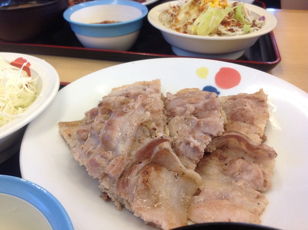 人生で3回目の松屋に行って豚バラ焼肉定食を食べました。ご飯は特盛で! 人生で3回目の松屋に行って豚バラ焼肉定食を食べました。ご飯は特盛で!