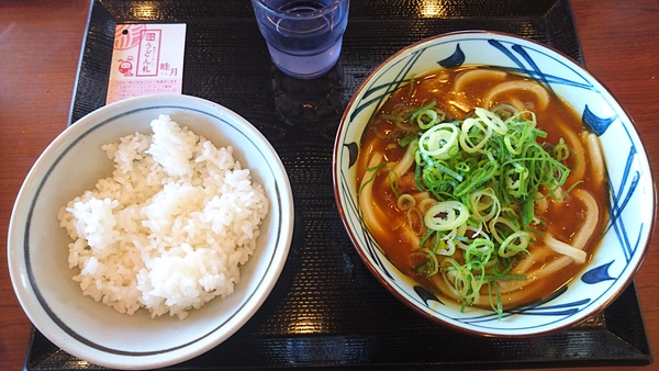丸亀製麺でカレーにうどん♪ 丸亀製麺でカレーにうどん♪