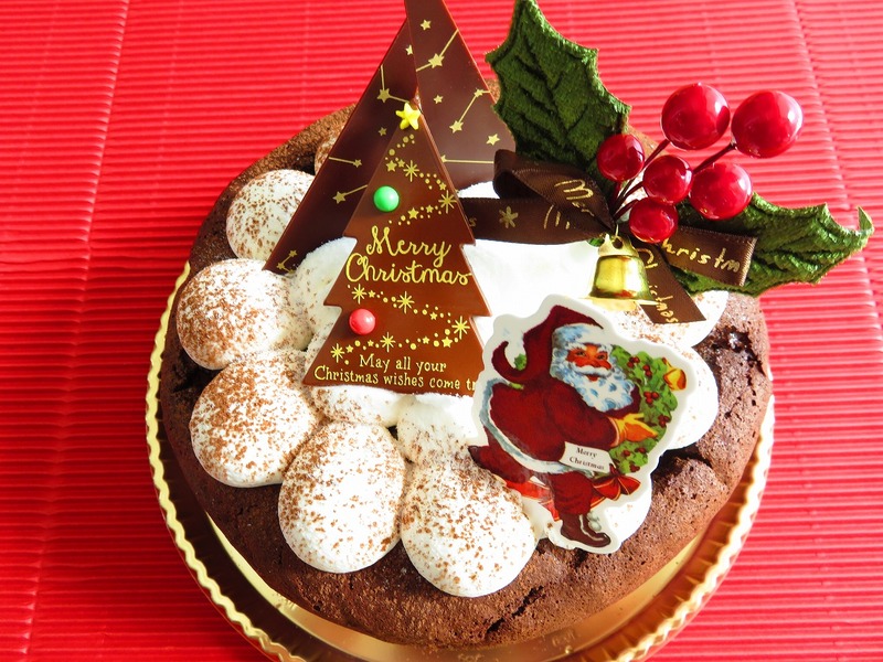 2018クリスマスケーキのご紹介 Xmasダブルチーズケーキ　Xmasガトーショコラ