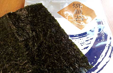 着色した焼き海苔がない訳は