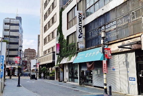 移転する文具店と肴町の今昔 移転する文具店と肴町の今昔