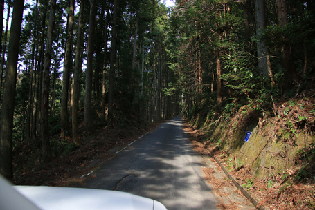 「炭焼の森　明ヶ島キャンプ場」静岡県掛川市 道 行き方 看板 ドライブが『冒険』になる炭焼の森明ヶ島キャンプ場