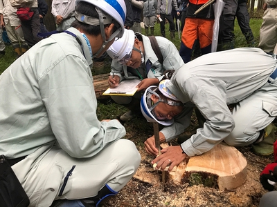 静岡県伐倒造材技術競技会