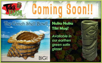 ★Tiki Farm New マグ & ボウル 入荷予定! Nuku Nuku , Conch Bowl #ティキマグ