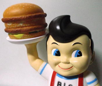 ★ #ビッグボーイ Big Boy BOB 90s バンク +  #ハンバーガー #フィギュア