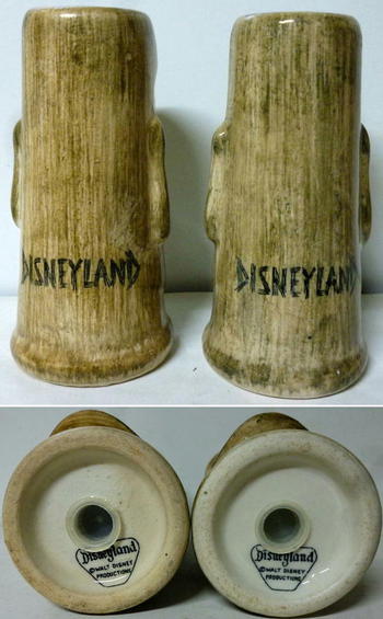 ★ #ディズニー Disneyland MOAI S&P Tiki モアイ ソルト&ペッパー Vintage
