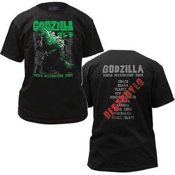 ★ゴジラ Tシャツ 2種 入荷 GODZILLA World Destruction Tour 黒 正規品