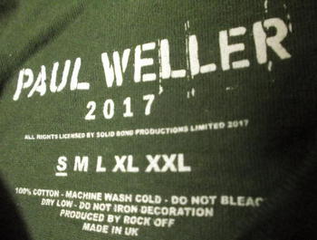 ★ポール ウェラー Paul Weller Tシャツ 正規品 A Kind Revolution #ロックTシャツ