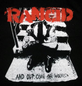 ★ランシド Tシャツ #RANCID Out Come the Wolves 正規品 入荷 #バンドTシャツ #パンク