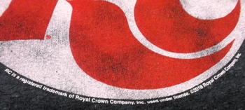★RC コーラ #Tシャツ Royal Crown Cola ロゴ 正規品 ローヤルクラウン・コーラ