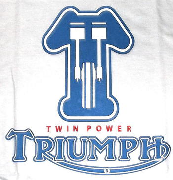 ★トライアンフ TRIUMPH #Tシャツ Twin 正規品 #オートバイ