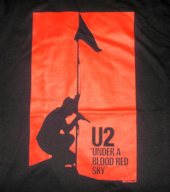 ★ #U2 Tシャツ BLOOD RED SKY 四騎 正規品 再入荷 #ロックTシャツ