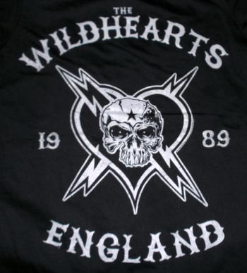 ★ワイルドハーツ Tシャツ THE WILDHEARTS ENGLAND 1989 正規品 ロックTシャツ