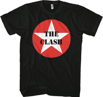 ★ザ・クラッシュ Tシャツ 無線衝突 赤ロゴ 正規品 The Clash 入荷 #ロックTシャツ