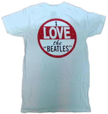 ★ ザ・ビートルズ Tシャツ I LOVE The BEATLES 正規品