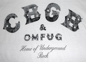 ★CBGB Tシャツ (USA正規品) 再入荷!! #PUNK #ロックTシャツ