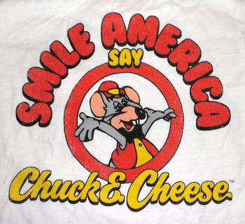★チャッキー チーズ Tシャツ CHUCK E CHEESE 正規品 カンパニー キャラクター