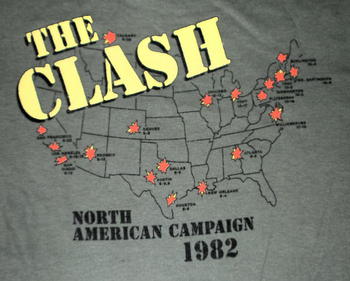 ★ザ・クラッシュ Tシャツ 無線衝突 赤ロゴ 正規品 The Clash 入荷 #ロックTシャツ