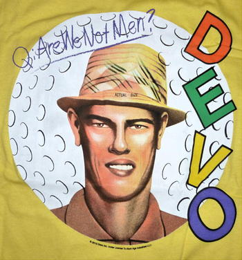 ★ディーヴォ DEVO #Tシャツ Q: Are We Not Men? 正規品 再入荷予定 #ロックTシャツ