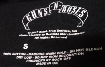 ★ガンズ&ローゼス Guns & Roses Tシャツ ILLUSION MONSTER  正規品