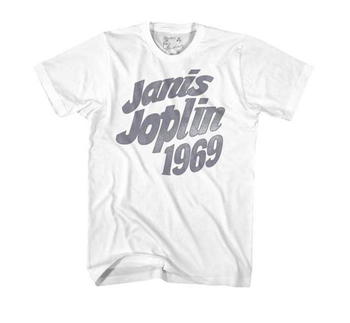 ★ジャニス ジョプリン Tシャツ Janis Joplin 1969 白 正規品 #ロックTシャツ