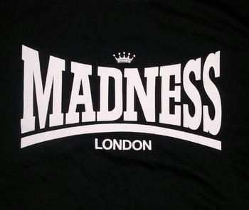 ★マッドネス MADNESS Tシャツ ロゴ 正規品 2トーン , スカ #ロックTシャツ