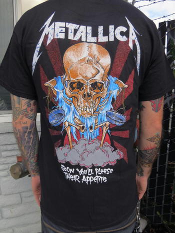 ★ #メタリカ Tシャツ METALLICA Dris , Metal Up 正規品 再入荷予定 #ロックTシャツ